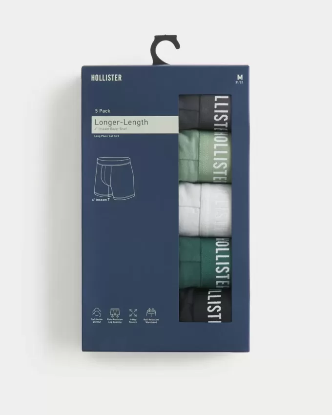 5er-Pack längerer Boxershorts 5er-Pack längerer Boxershorts