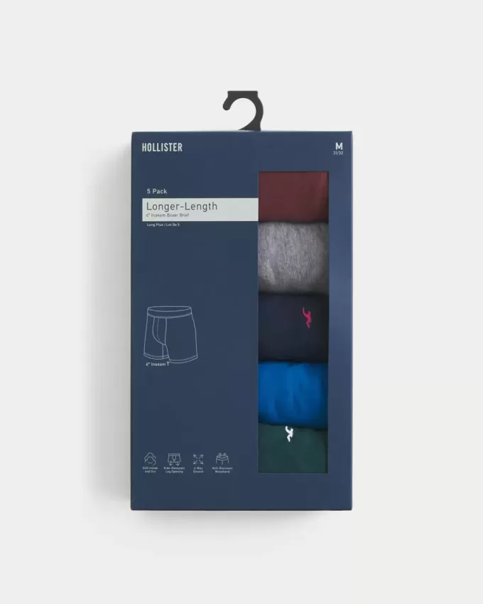 5er-Pack längerer Boxershorts 5er-Pack längerer Boxershorts