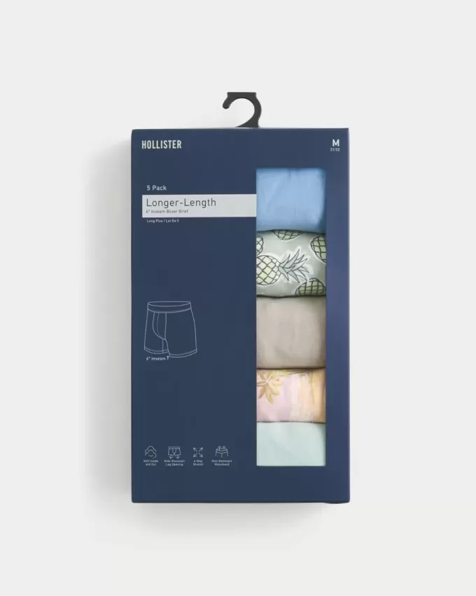 5er-Pack längerer Boxershorts 5er-Pack längerer Boxershorts