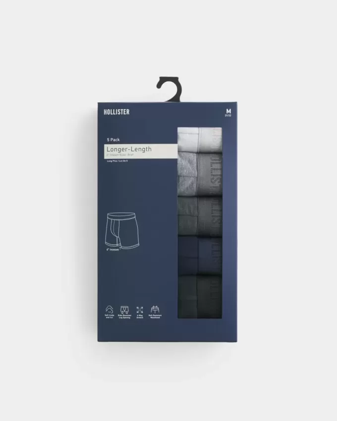 5er-Pack längerer Boxershorts 5er-Pack längerer Boxershorts