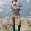 A-Linien-Mini-Skort A-Linien-Mini-Skort