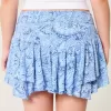 Abgestufter Mini-Skort mit asymmetrischem Saum Abgestufter Mini-Skort mit asymmetrischem Saum