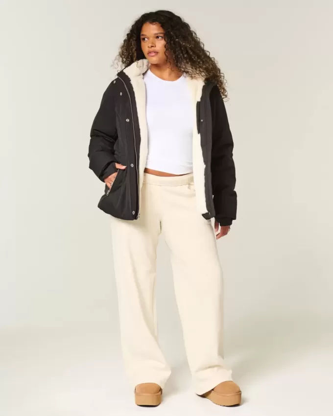 Allwetterjacke mit Kunstpelzfutter Allwetterjacke mit Kunstpelzfutter