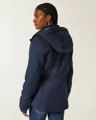Allwetterjacke mit Kunstpelzfutter