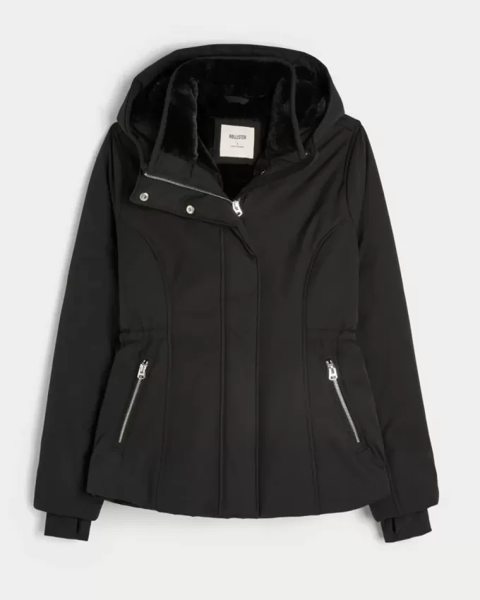 Allwetterjacke mit Kunstpelzfutter Allwetterjacke mit Kunstpelzfutter