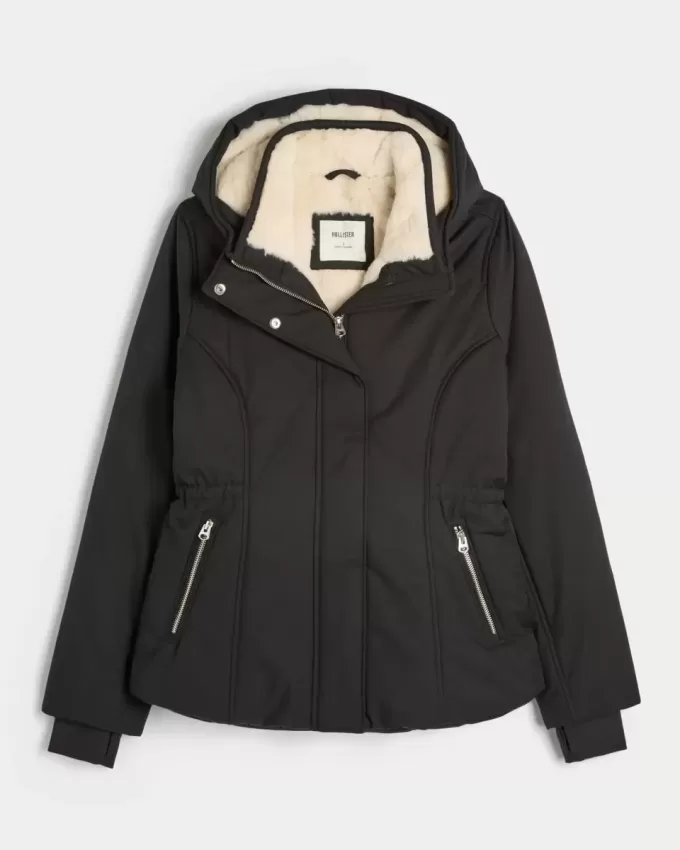 Allwetterjacke mit Kunstpelzfutter Allwetterjacke mit Kunstpelzfutter