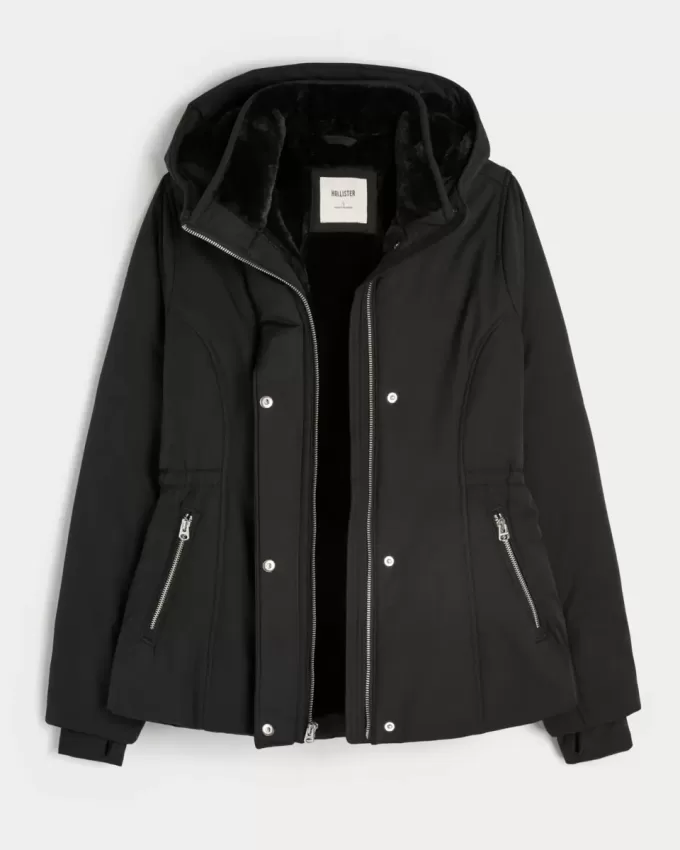 Allwetterjacke mit Kunstpelzfutter Allwetterjacke mit Kunstpelzfutter