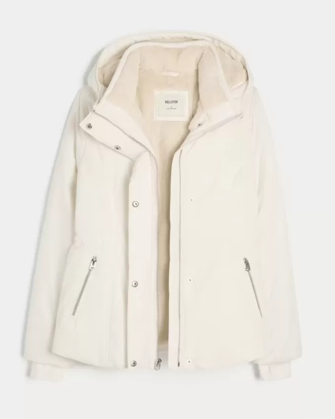 Allwetterjacke mit Kunstpelzfutter Allwetterjacke mit Kunstpelzfutter