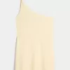 Asymmetrisches Minikleid aus Leinenmischung Asymmetrisches Minikleid aus Leinenmischung