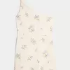 Asymmetrisches Minikleid aus Leinenmischung Asymmetrisches Minikleid aus Leinenmischung
