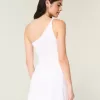 Asymmetrisches Minikleid aus Leinenmischung Asymmetrisches Minikleid aus Leinenmischung