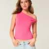 Asymmetrisches Off-Shoulder-Top Asymmetrisches Off-Shoulder-Top