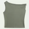 Asymmetrisches Off-Shoulder-Top