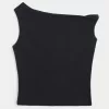 Asymmetrisches Off-Shoulder-Top