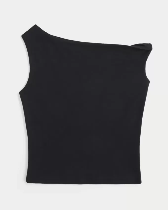 Asymmetrisches Off-Shoulder-Top
