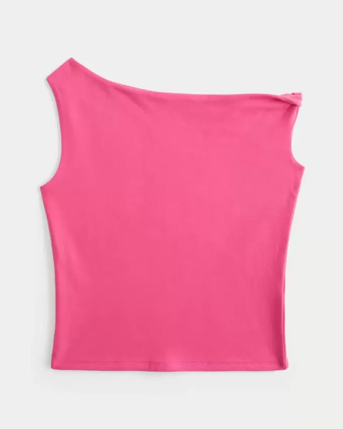 Asymmetrisches Off-Shoulder-Top Asymmetrisches Off-Shoulder-Top
