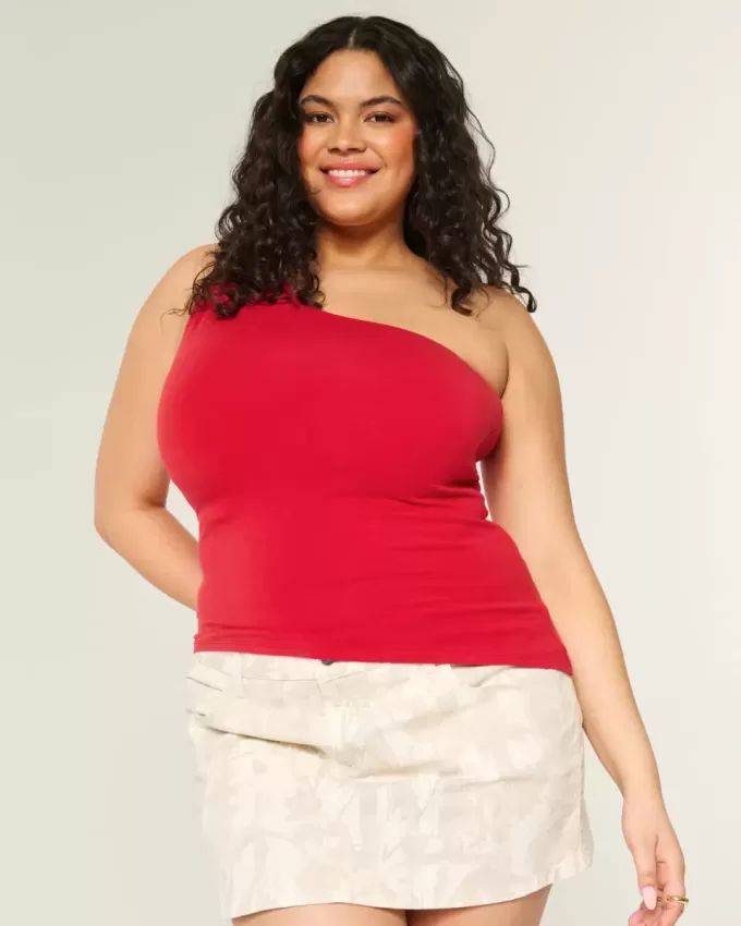 Asymmetrisches One-Shoulder-Top Asymmetrisches One-Shoulder-Top