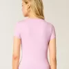 Baby-T-Shirt aus weichem, nahtlosem Stretch-Stoff Baby-T-Shirt aus weichem, nahtlosem Stretch-Stoff