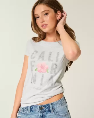 Baby-T-Shirt mit California-Logo-Grafik