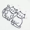 Baby T-Shirt mit Katzen-Grafik Baby T-Shirt mit Katzen-Grafik