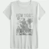 Baby-T-Shirt mit New York-Grafik