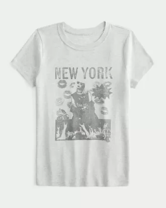Baby-T-Shirt mit New York-Grafik