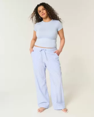 Baby-T-Shirt mit Rundhalsausschnitt aus weichem, nahtlosem Stretch-Stoff