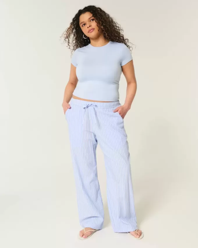 Baby-T-Shirt mit Rundhalsausschnitt aus weichem, nahtlosem Stretch-Stoff