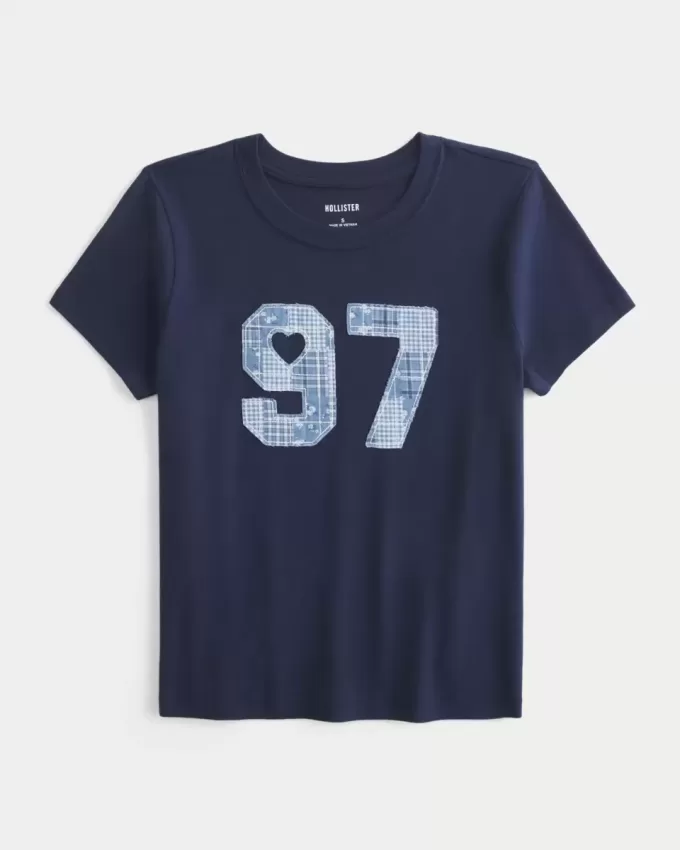 Baby T-Shirt mit Zahlen-Grafik