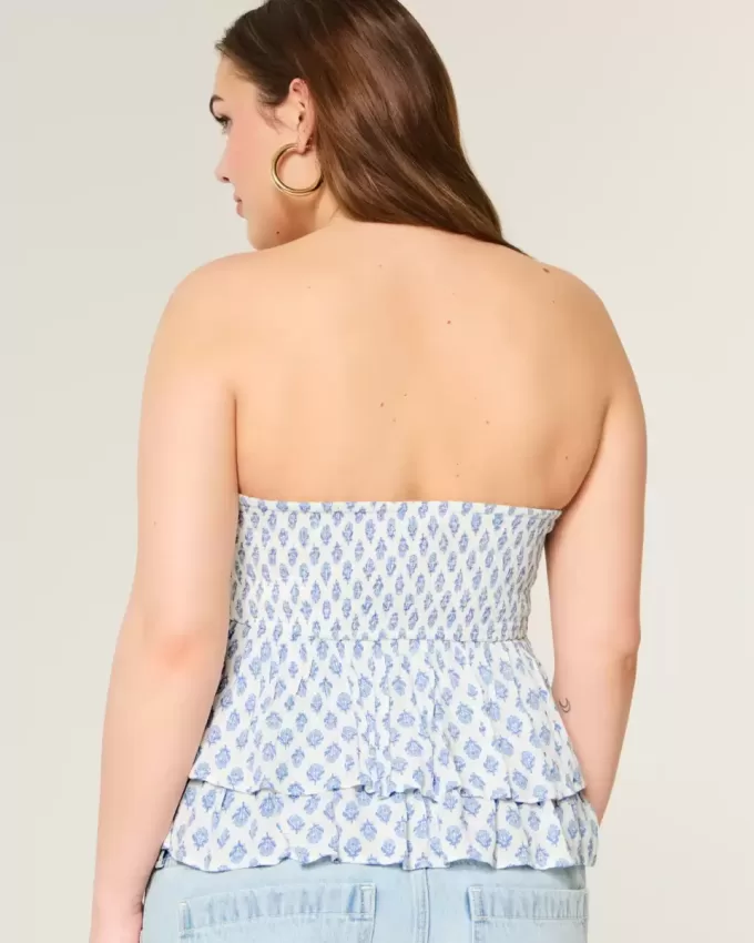 Babydoll-Oberteil mit gestuftem Neckholder Babydoll-Oberteil mit gestuftem Neckholder
