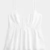 Babydoll-Oberteil mit Knöpfen Babydoll-Oberteil mit Knöpfen