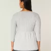Babydoll-Pullover mit Zopfmuster Babydoll-Pullover mit Zopfmuster