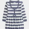 Babydoll-Pullover mit Zopfmuster Babydoll-Pullover mit Zopfmuster