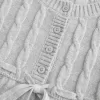 Babydoll-Pullover mit Zopfmuster Babydoll-Pullover mit Zopfmuster