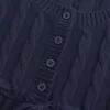 Babydoll-Pullover mit Zopfmuster Babydoll-Pullover mit Zopfmuster