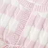 Babydoll-Pullover mit Zopfmuster Babydoll-Pullover mit Zopfmuster