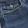 Baggy Bootcut-Jeans in dunkler Waschung Baggy Bootcut-Jeans in dunkler Waschung