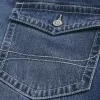 Baggy Bootcut-Jeans in dunkler Waschung Baggy Bootcut-Jeans in dunkler Waschung
