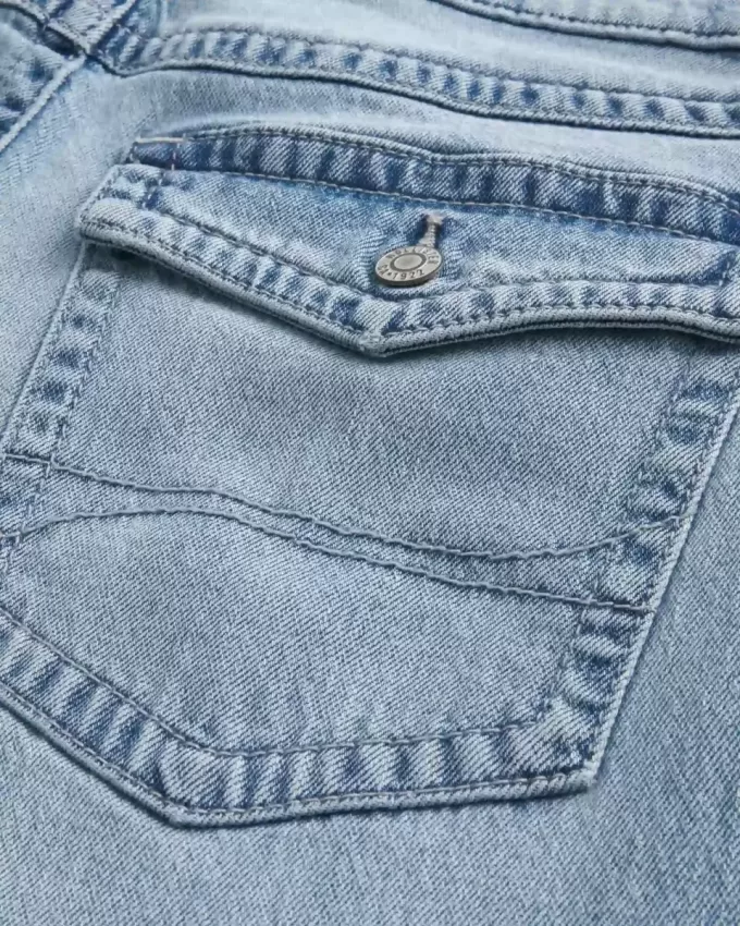 Baggy-Bootcut-Jeans in heller Waschung Baggy-Bootcut-Jeans in heller Waschung