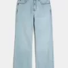Baggy-Bootcut-Jeans in heller Waschung Baggy-Bootcut-Jeans in heller Waschung