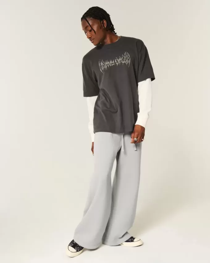 Baggy Bootcut-Jogginghose Baggy Bootcut-Jogginghose