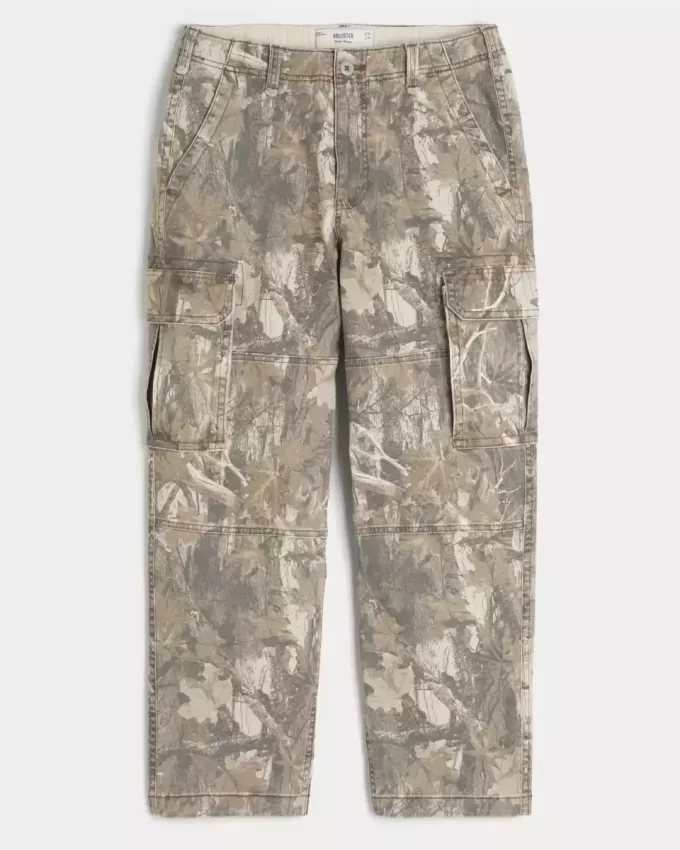 Baggy-Cargohose im Camouflage-Design Baggy-Cargohose im Camouflage-Design