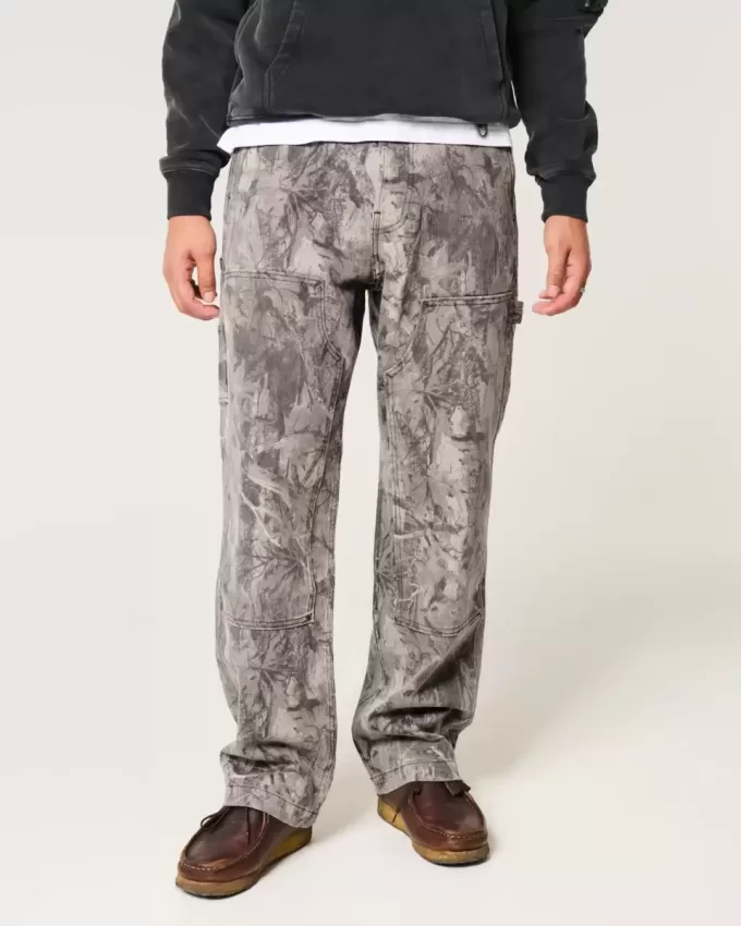 Baggy-Carpenter-Jeans im Camouflage-Look Baggy-Carpenter-Jeans im Camouflage-Look