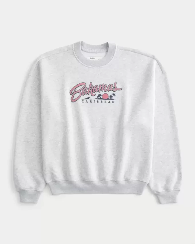 Baggy Cinch Bahamas Graphic Crew Sweatshirt Baggy Cinch Bahamas Graphic Crew Sweatshirt