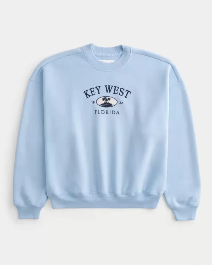 Baggy Cinch Key West Graphic Crew Sweatshirt Baggy Cinch Key West Graphic Crew Sweatshirt