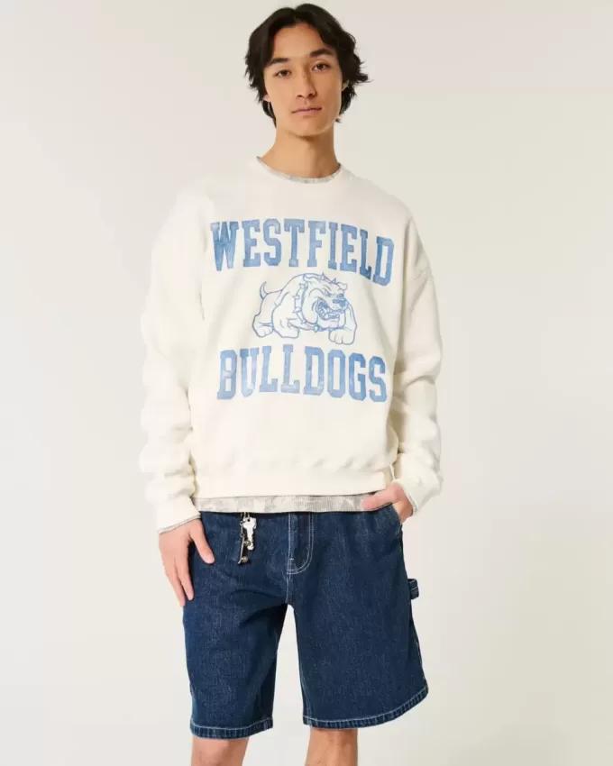 Baggy Denim-Malershorts Baggy Denim-Malershorts