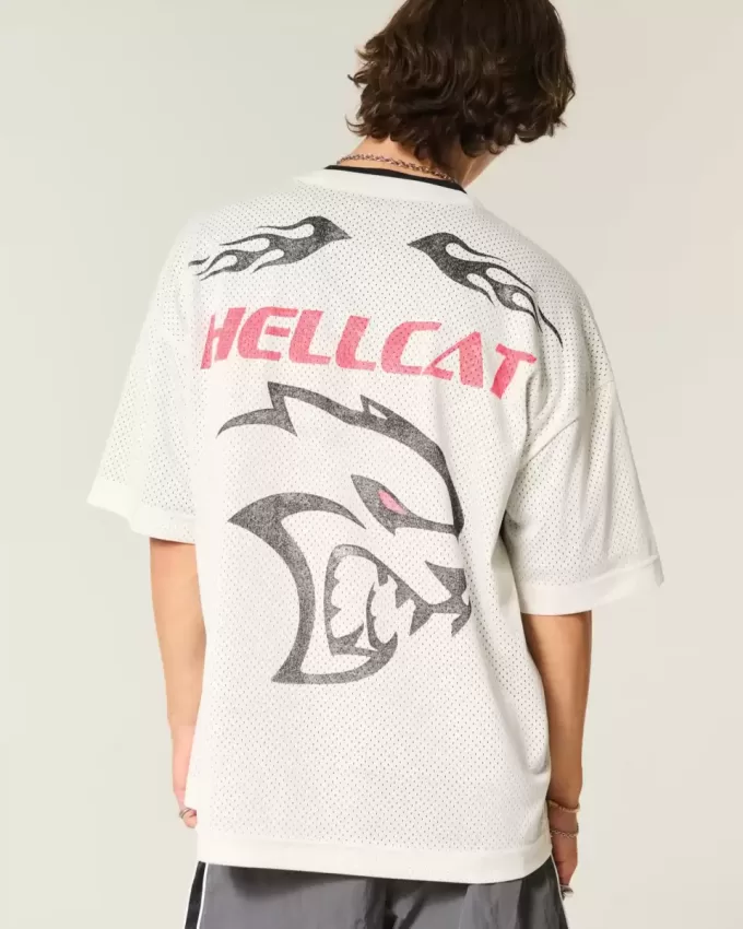 Baggy Dodge Hellcat Grafik-Trikot Baggy Dodge Hellcat Grafik-Trikot