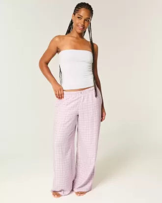 Baggy Flanellhose
