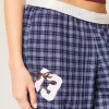 Baggy-Flanellhose mit Zahlengrafik Baggy-Flanellhose mit Zahlengrafik