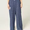 Baggy-Flanellhose mit Zahlengrafik Baggy-Flanellhose mit Zahlengrafik